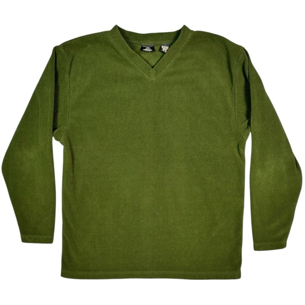 Redhead Men's Size Large Forest Green V-Neck Pullover Sweater